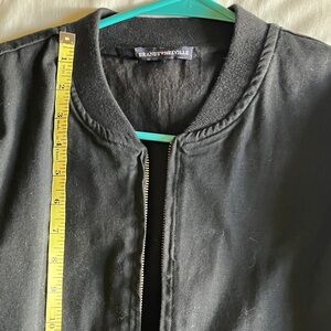Brandy Melville Classic Black Varsity Jacket